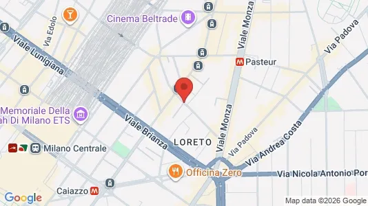 Rooms for rent i Milano Zona 2 - Stazione Centrale, Gorla, Turro, Greco, Crescenzago - kort over placeringen