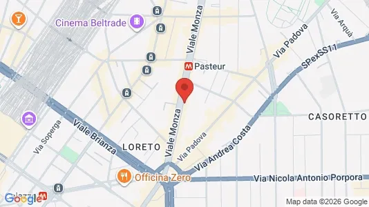 Apartments for rent i Milano Zona 2 - Stazione Centrale, Gorla, Turro, Greco, Crescenzago - kort over placeringen