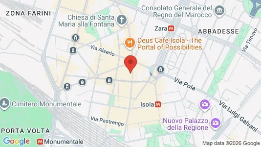 Apartments for rent i Milano Zona 9 - Porta Garibaldi, Niguarda - kort over placeringen