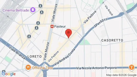 Apartments for rent i Milano Zona 2 - Stazione Centrale, Gorla, Turro, Greco, Crescenzago - kort over placeringen