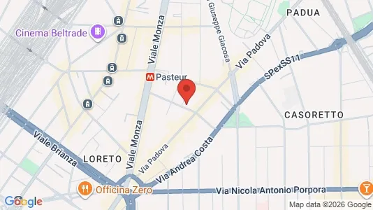Apartments for rent i Milano Zona 2 - Stazione Centrale, Gorla, Turro, Greco, Crescenzago - kort over placeringen