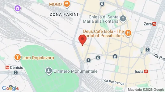 Apartments for rent i Milano Zona 9 - Porta Garibaldi, Niguarda - kort over placeringen