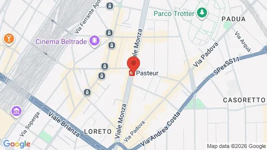 Apartments for rent i Milano Zona 2 - Stazione Centrale, Gorla, Turro, Greco, Crescenzago - kort over placeringen
