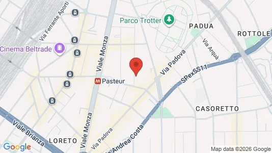 Apartments for rent i Milano Zona 2 - Stazione Centrale, Gorla, Turro, Greco, Crescenzago - kort over placeringen