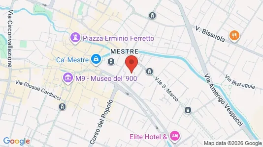 Rooms for rent i Venice - kort over placeringen