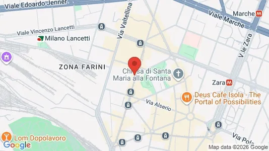 Apartments for rent i Milano Zona 9 - Porta Garibaldi, Niguarda - kort over placeringen