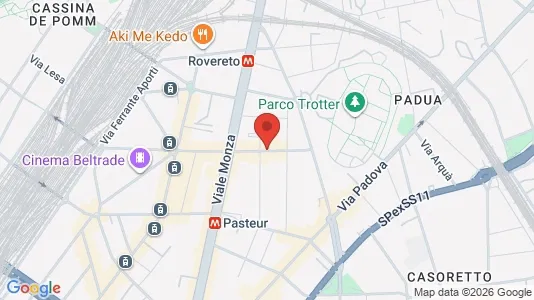 Apartments for rent i Milano Zona 2 - Stazione Centrale, Gorla, Turro, Greco, Crescenzago - kort over placeringen