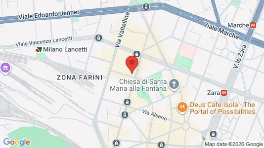 Apartments for rent i Milano Zona 9 - Porta Garibaldi, Niguarda - kort over placeringen