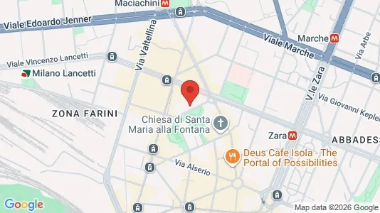 Apartments for rent i Milano Zona 9 - Porta Garibaldi, Niguarda - kort over placeringen