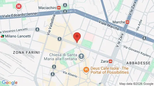 Apartments for rent i Milano Zona 9 - Porta Garibaldi, Niguarda - kort over placeringen