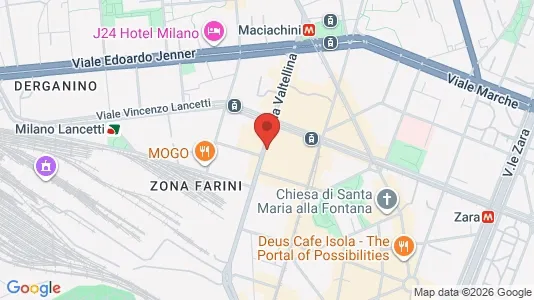 Apartments for rent i Milano Zona 9 - Porta Garibaldi, Niguarda - kort over placeringen