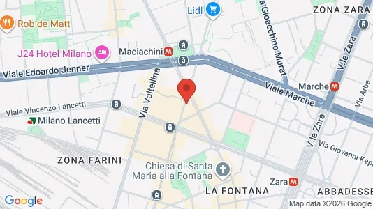 Apartments for rent i Milano Zona 9 - Porta Garibaldi, Niguarda - kort over placeringen