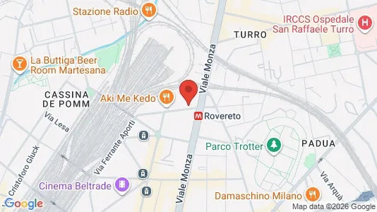 Apartments for rent i Milano Zona 2 - Stazione Centrale, Gorla, Turro, Greco, Crescenzago - kort over placeringen