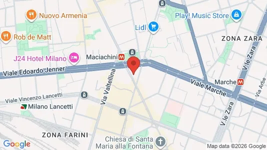 Apartments for rent i Milano Zona 9 - Porta Garibaldi, Niguarda - kort over placeringen