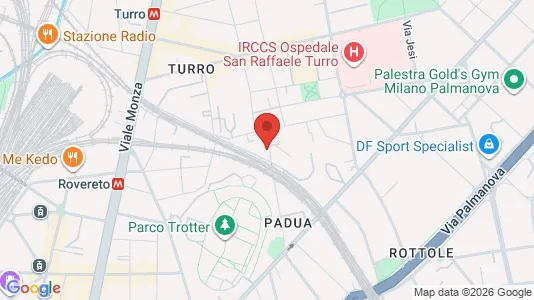 Apartments for rent i Milano Zona 2 - Stazione Centrale, Gorla, Turro, Greco, Crescenzago - kort over placeringen