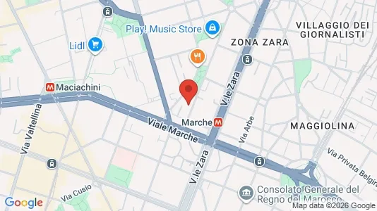 Apartments for rent i Milano Zona 9 - Porta Garibaldi, Niguarda - kort over placeringen