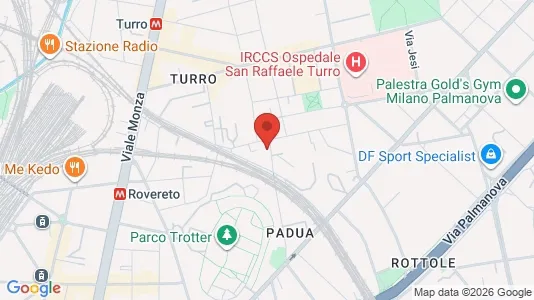 Apartments for rent i Milano Zona 2 - Stazione Centrale, Gorla, Turro, Greco, Crescenzago - kort over placeringen