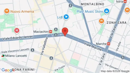 Apartments for rent i Milano Zona 9 - Porta Garibaldi, Niguarda - kort over placeringen