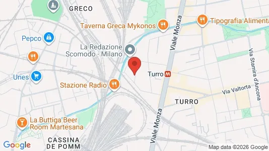 Apartments for rent i Milano Zona 2 - Stazione Centrale, Gorla, Turro, Greco, Crescenzago - kort over placeringen