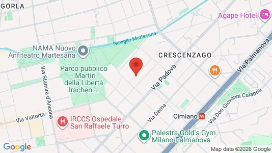Rooms for rent i Milano Zona 2 - Stazione Centrale, Gorla, Turro, Greco, Crescenzago - kort over placeringen