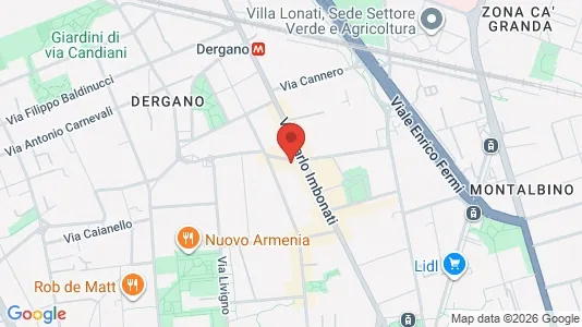 Apartments for rent i Milano Zona 9 - Porta Garibaldi, Niguarda - kort over placeringen