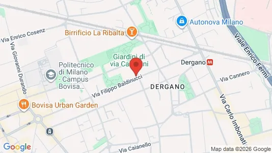 Apartments for rent i Milano Zona 9 - Porta Garibaldi, Niguarda - kort over placeringen