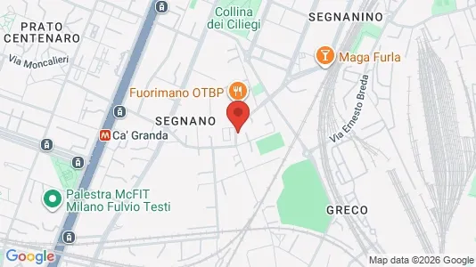 Apartments for rent i Milano Zona 2 - Stazione Centrale, Gorla, Turro, Greco, Crescenzago - kort over placeringen