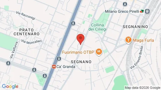 Apartments for rent i Milano Zona 2 - Stazione Centrale, Gorla, Turro, Greco, Crescenzago - kort over placeringen