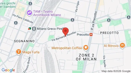 Apartments for rent i Milano Zona 2 - Stazione Centrale, Gorla, Turro, Greco, Crescenzago - kort over placeringen