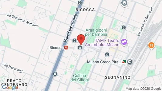 Apartments for rent i Milano Zona 2 - Stazione Centrale, Gorla, Turro, Greco, Crescenzago - kort over placeringen