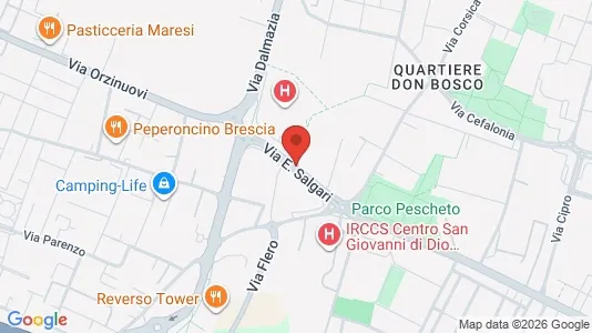 Rooms for rent i Brescia - kort over placeringen