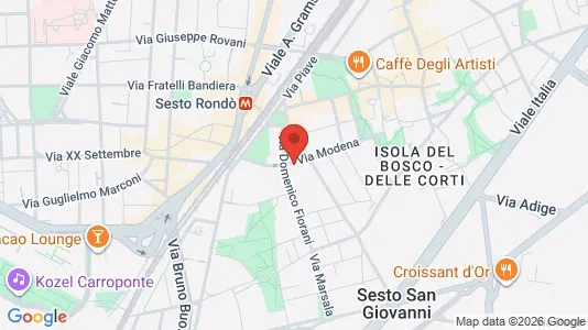 Apartments for rent i Sesto San Giovanni - kort over placeringen