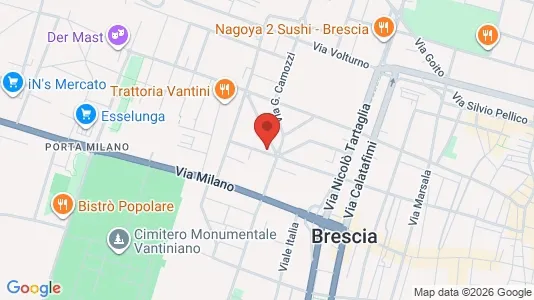Rooms for rent i Brescia - kort over placeringen