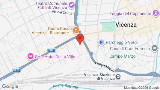 Rooms for rent i Vicenza - kort over placeringen
