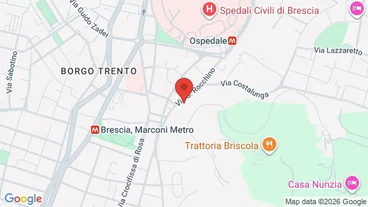 Rooms for rent i Brescia - kort over placeringen