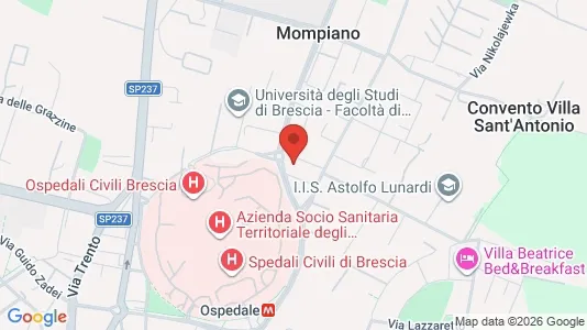 Rooms for rent i Brescia - kort over placeringen