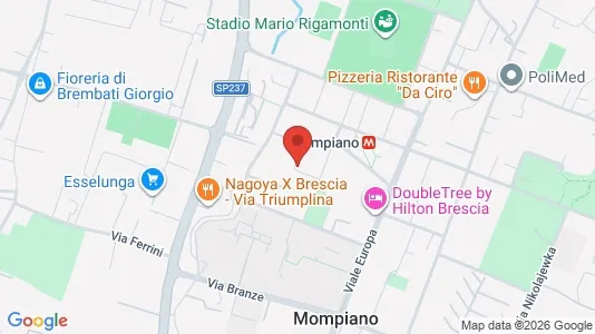 Rooms for rent i Brescia - kort over placeringen