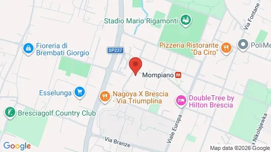 Rooms for rent i Brescia - kort over placeringen