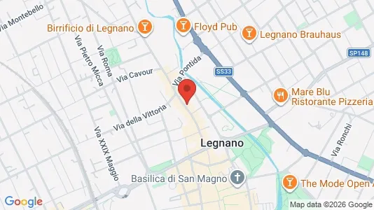 Apartments for rent i Legnano - kort over placeringen