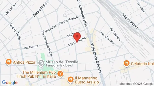 Apartments for rent i Busto Arsizio - kort over placeringen