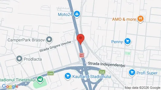 Apartments for rent i Braşov - kort over placeringen