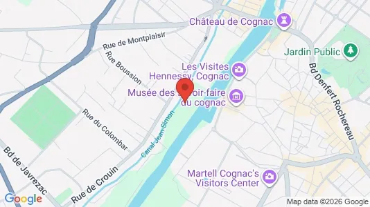 Apartments for rent i Cognac - kort over placeringen