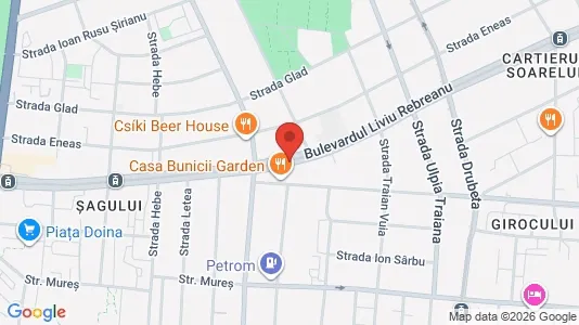 Apartments for rent i Timişoara - kort over placeringen