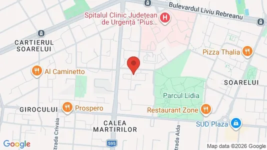 Apartments for rent i Timişoara - kort over placeringen