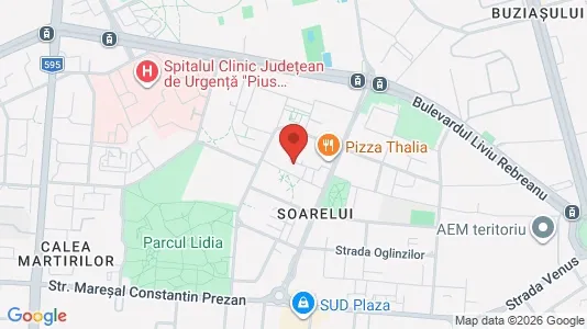 Apartments for rent i Timişoara - kort over placeringen