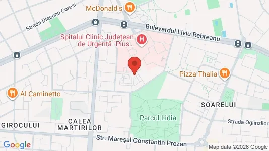Apartments for rent i Ghiroda - kort over placeringen
