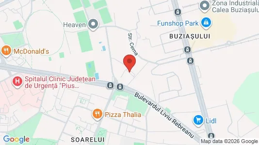 Apartments for rent i Timişoara - kort over placeringen