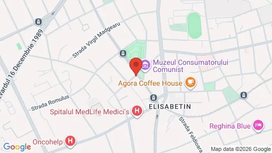 Apartments for rent i Timişoara - kort over placeringen