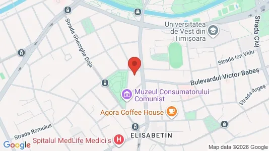 Apartments for rent i Timişoara - kort over placeringen
