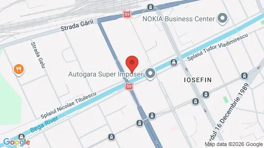 Apartments for rent i Timişoara - kort over placeringen